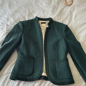 J. Crew Women's Dark Green Blazer